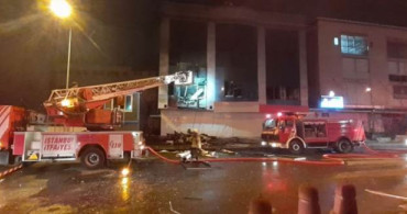 İstanbul'da Önce Patlama Sonra Yangın