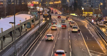 İstanbul'da Yeni Yılda Trafik Durumu Huzurlu