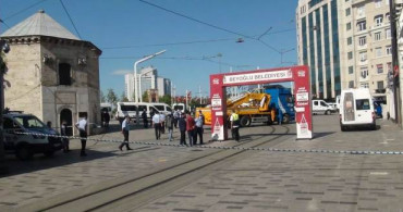 İstiklal Caddesi'nde Zabıtalar Arasında Tansiyon Yükseldi
