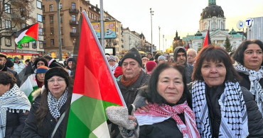 İsveç'te Gazze'ye Yönelik Saldırılar Protesto Edildi