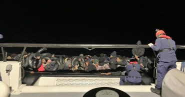 İzmir Açıklarında Düzensiz Göçmen Operasyonu