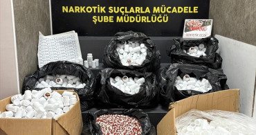İzmir'de 316 Bin Uyuşturucu Hap Ele Geçirildi