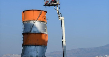 İzmir'de Çimento Fabrikasında Tehlikeli Kurtarma Operasyonu