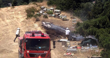İzmir'de korkutan orman yangını: Ekipler seferber oldu