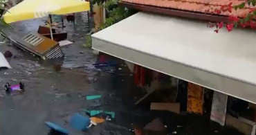İzmir'deki Depremin Ardından Deniz Taşması!