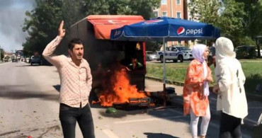 İzmit'te Zabıtaya Kızıp Aracını Yakan Esnaf Az Daha Kızını Öldürüyordu