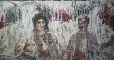 İznik'teki Hisardere Kazılarında Çoban İsa Freski Temizleniyor