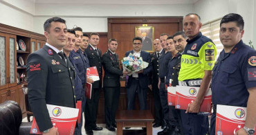 Jandarma Teşkilatı'ndan Başarı Belgeleri