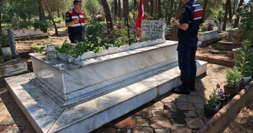 Jandarmadan şehit ailelerine vefa ziyareti