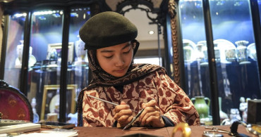 Japon Öğrenci Şule Shirakawa İstanbul'da Türk Sanatlarını Öğreniyor