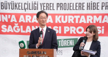 Japonya'nın Ankara Büyükelçisi Tamura Giresun'da