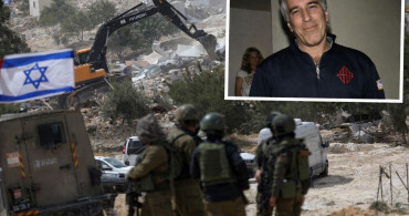 Jeffrey Epstein'in, belgelerde İsrail ordusuna ve Filistin topraklarını gasbeden İsraillilere yardım ettiği görülüyor