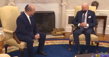 Joe Biden Naftali Bennett İle Görüşmesinde Canlı Yayında Uyudu!