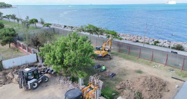 Kadıköy rıhtım meydanı'nda cami için inşaat çalışmaları başladı