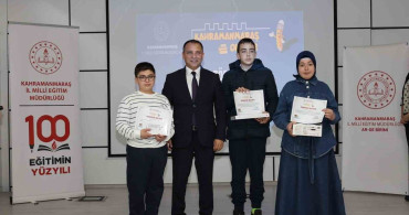 Kahramanmaraş Okuyor Projesi Ödül Töreni Düzenlendi