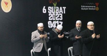 Kahramanmaraş'ta Depremlerde Hayatını Kaybedenler Anıldı