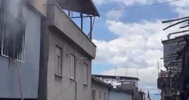 Kahramanmaraş'ta Ev Yangını: 1 Yaralı