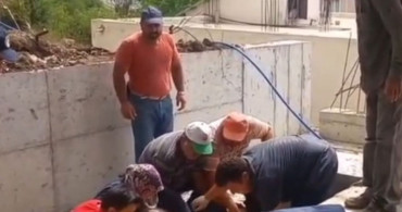 Kahramanmaraş'ta inşaatta çalışan işçi düşerek ağır yaralandı