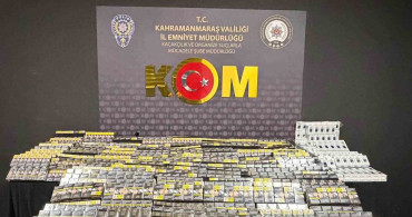 Kahramanmaraş'ta Kaçak Sigara Operasyonu