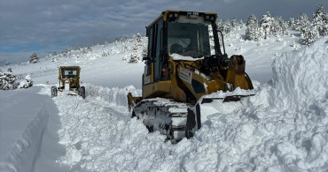 Kahramanmaraş'ta Kar Sebebiyle 87 Mahalle Yolu Kapalı
