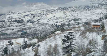 Kahramanmaraş'ta Kar Yağışı Yüksek Kesimleri Beyaza Bürüdü