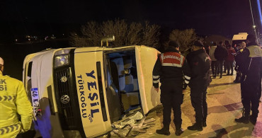 Kahramanmaraş'ta Minibüs Kazası: 11 Yaralı