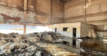 Kahramanmaraş'ta tekstil fabrikasında yangın kontrol altına alındı