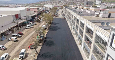 Kahramanmaraş'ta Toptancılar Sitesi İçin Asfalt Çalışmaları Başladı