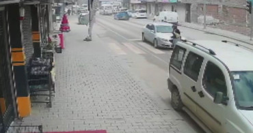 Kahramanmaraş'ta Yaya Kazası Güvenlik Kamerasında