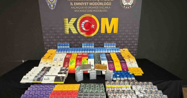 Kahramanmaraş'taki Kaçak Telefon ve Sigara Operasyonu