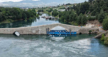 Kahramanmaraş'taki Tarihi Ceyhan Köprüsü Restorasyonu Tamamlanıyor