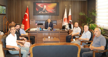 Kahta gazeteciler ve yazarlar cemiyeti'nden Cumhuriyet Başsavcısı Atalay'a hayırlı olsun ziyareti
