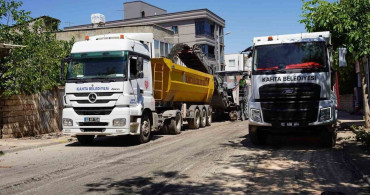 Kahta'da Atatürk Caddesi yenileniyor