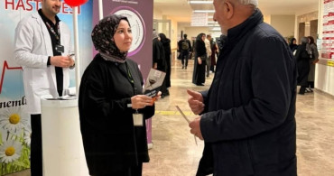 Kanser Haftası'nda Bayburt'ta Bilgilendirme Etkinliği