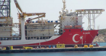 Kanuni Sondaj Gemisi Kırmızı Beyaza Boyandı