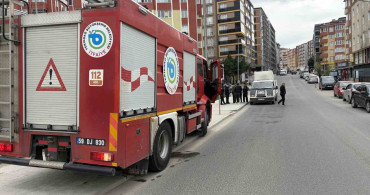 Kapaklı'da Seyir Halindeki Kamyonette Yangın Çıktı
