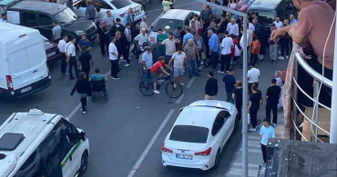 Kapaklı'da ters yönden gelen otomobil ile motosiklet çarpıştı: 1 yaralı