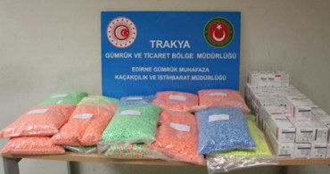 Kapıkule Gümrük Sahası'nda 486 Bin 300 Uyuşturucu Hap Ele Geçirildi