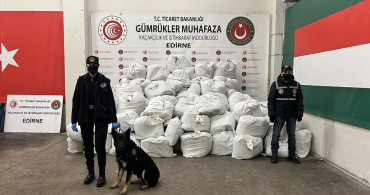 Kapıkule Sınır Kapısı'nda 914 Kilogram Esrar Baskını