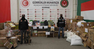 Kapıkule’de Yakalanan Kaçak Eşyalar ve Uyuşturucular