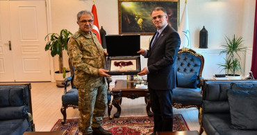 Kara Kuvvetleri Komutanı Tokel, Van Valisi Balcı'yı Ziyaret Etti