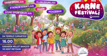 Karabük Belediyesi, çocuklar için karne festivali düzenliyor