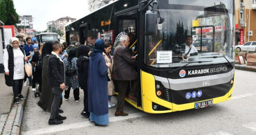 Karabük'te 65 Yaş Altı Ücretsiz Ulaşım Uygulaması Son Buldu