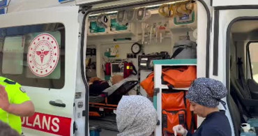 Karabük'te aküsü biten aracı iterken sıkışan kişi kurtarıldı