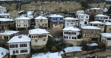 Karabük'te Büyüleyici Kış Manzaraları Havadan Görüntülendi