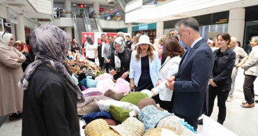 Karabük'te kursiyerlerin el emeği ürünleri sergilendi