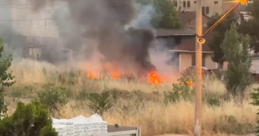 Karabük'te otluk alanda çıkan yangın itfaiye tarafından kontrol altına alındı