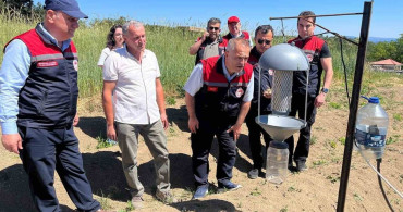 Karabük'te safran üretim alanlarına teknik inceleme yapıldı