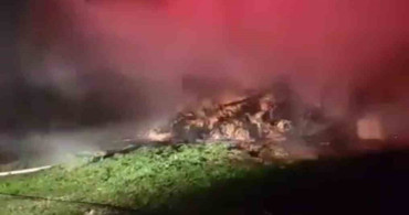 Karabük'te Samanlık ve Odunluk Yangını Yükseldi