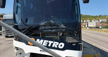 Karabük'te yolcu otobüsüyle zincirleme trafik kazası: 2 yaralı